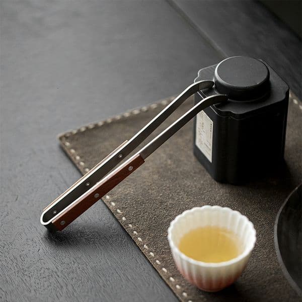 Bestseller Tang and Song Dynasty tongs, black ebony tweezers, pure titanium non-slip cup clips, brewing tools, tea ceremony accessories for home use ddmySat