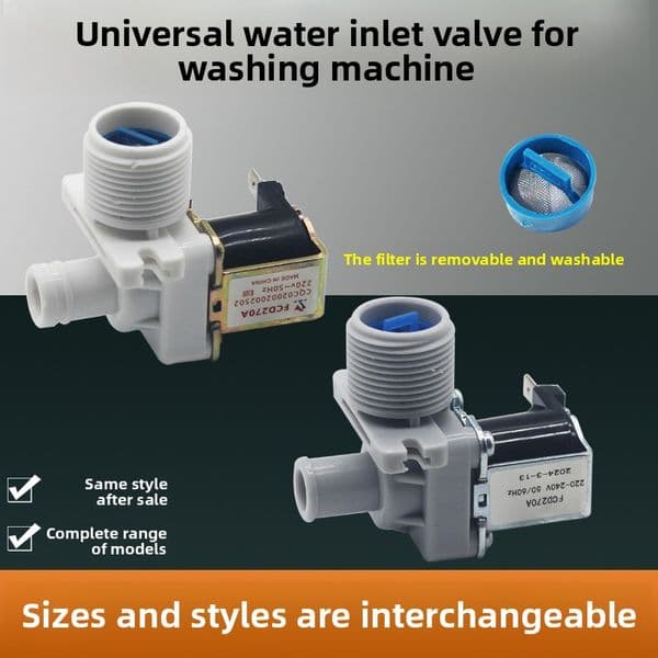 Universal automatic top-load washing machine inlet valve, compatible with midea and little swan electromagnetic valve switch fcd270 parts