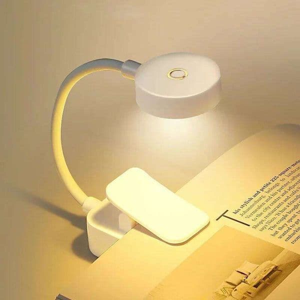 Mini Clip Book LED Table Eye Protection 3 Colors Battery Powered Night Light Portable Bedside Student Reading Lamp 26W0309