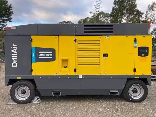 Atlas Copco Y1260 Portable Diesel Screw Air Compressor 35 bar 31.8 to 40.5 m3/min 429 kW, used for drilling and mining