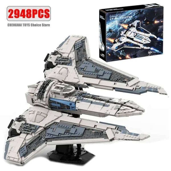 2948PCS Fighter Model Building Bricks MOC MOC-188327 Battleship Spacecraft Blocks Kit Aldults Collection Toys Gift For Boys Kids C260306