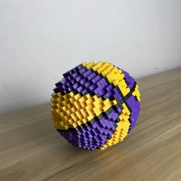 Soccer Basketball Puzzle Blocks STEM Educational Building Toy for Kids Creative Sports DIY Model Kit Inspires Sports Passion X260309