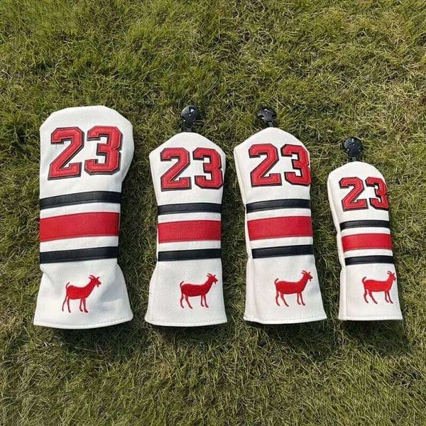 1pc Goat Pattern Headcovers, Fits Driver Fairway And Accessory 26Y0309