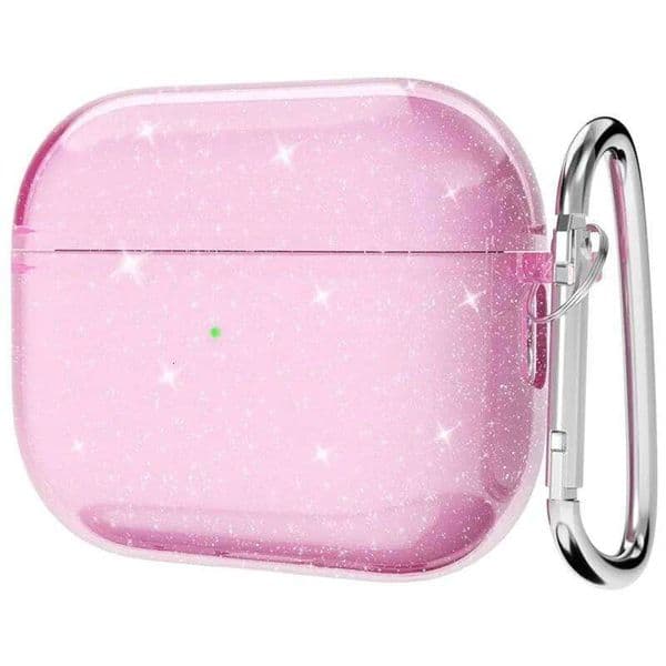 Bling Glitter Soft TPU Earphone Case for Airpods 4 2024 Pro 2 Generation Air Pods 3 1 3rd Gen Cover with Keychain Accessory 26Y0309