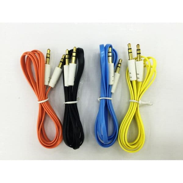 3.5mm Male to Male M/M Stereo Audio Jack for AUX Auxiliary Cable Extended Auxiliary Cable Smart Phone Tablet Audio aux