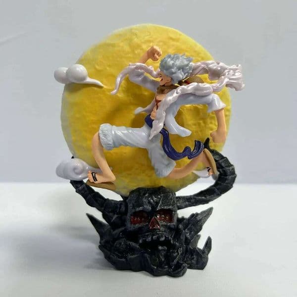 14cm Anime One Piece Figure Sun God Nika Figurine PVC Model Monkey D. Luffy Statue Room Ornament Birthday for Kids Gift C260309