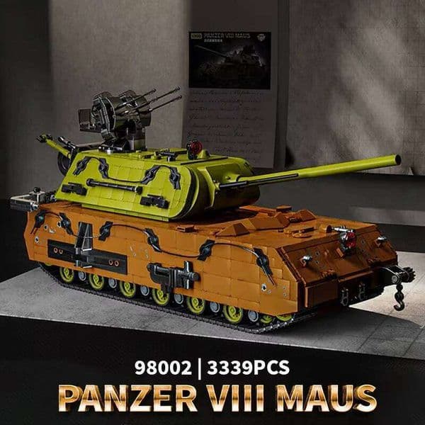 3339pcs World War II rat super heavy tank armor battle assembly blocks high difficulty model boy toy land cruise version C260306
