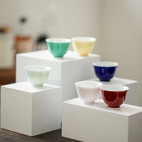 Bestseller Tang and Song Dynasty original mineral-colored glazed ceramic thin-walled jade clay home use single cup, simple tea cup ddmySat