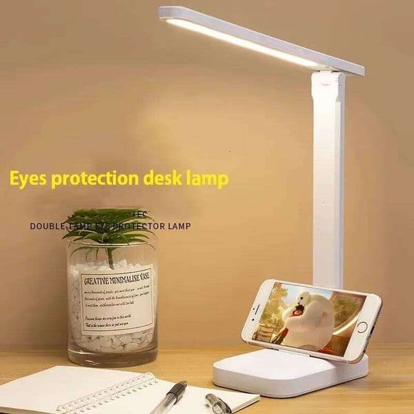 Foldable LED Desk Lamp USB Rechargeable Reading Lights 3 Levels Dimmable Touch Eye Protection For Bedroom Bedside Study Lighting 26W0309