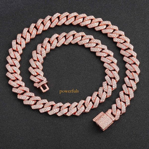 Pendant Necklaces 5mm Width One Row Iced Out Man Jewelry Gra Certificates Pass Diamond Tester Vvs1 Moissanite Cuban Link Chain Necklace J240620