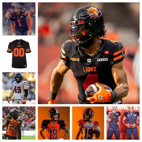 BC Lions 2026 custom football Jersey Rourke Hatcher Butler Berryhill Cottoy McInnis Allen Woodruff Brice Masoli Betts Anae Peters Woods Hendrix Williams Whyte s-4xl