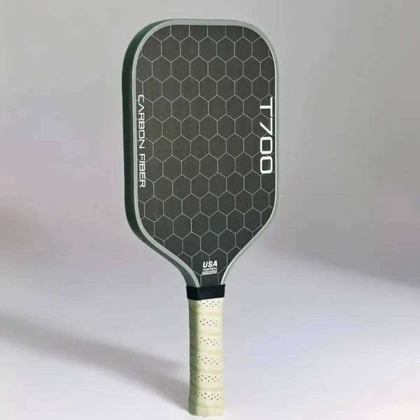 Pickleball Paddle Fiber T700 Polymer Honeycomb Core Carbon Friction Surface Enhanced Power, Rotation and Control 16mm 26Y0310