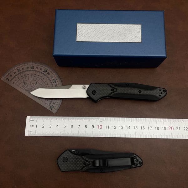 2Models 940 Osborne Folding Knife 3.22" S30V Satin Plain Blade, Nylon Fiber Handles