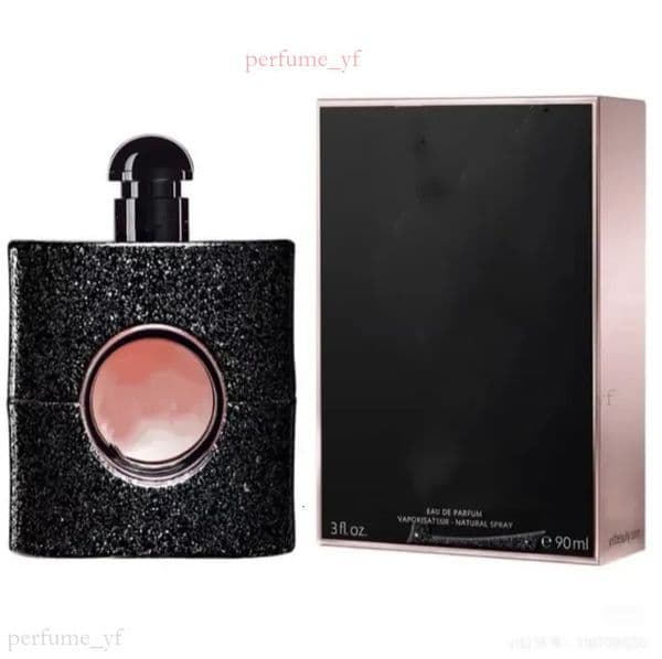 2026 Latest Formula 5A Women Perfume Cologne 90ml Incense Perfumes eau de parfum over red glitter floral shock Women's Black Opium Parfume Fashion brand