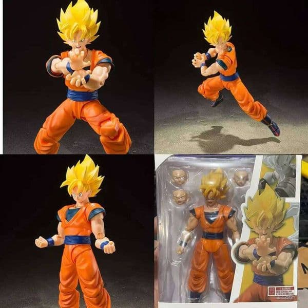 Dragon Ball Z Son Goku Kakarotto Super Saiyan Action Figure Anime Model Pvc Statue Collection Desktop Decoration Toy Gifts X260304