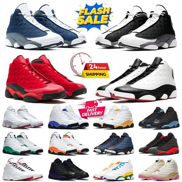 2026 New Designer Men Midnight Navy 13S Basketball Shoes Reverse He Got Game Wheat University Blue Wolf Grey Black Flint Playoffs Lucky Green Sneakers For outdo