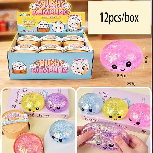 Squishy Toy with steamer Box Stress reducing rebound toy Stress Relief Sensory Ball Decpression Toy For AdtsJ260528