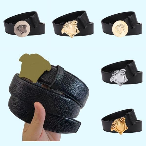 designer mens belt for womens belt head Smooth Buckle 38mm leather belt designer man belt size 105cm-125cm girdle waistband waist band Optional Box ho566