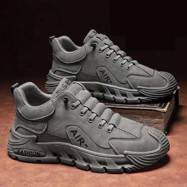 Men's new outdoor leather surface resistant to dirt comfortable daily work shoes spo 26W0310