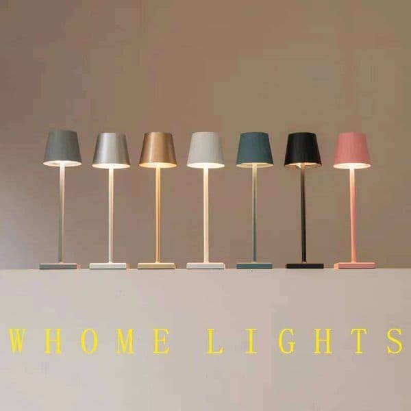 Rechargeable 3 Color Stepless Dimming lamp 5000mAh Portable LED Desk Lamp for Restaurant Bedroom Bars Home Patio Outdoor 26W0310