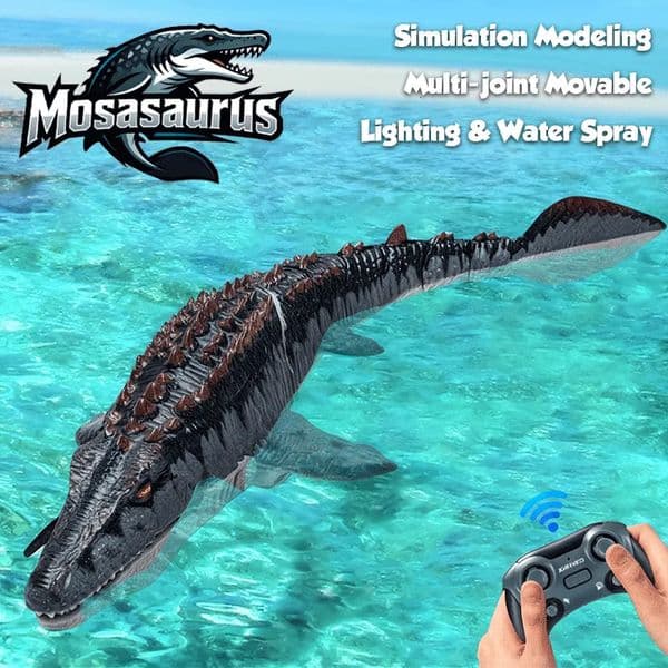 Remote control simulation of Canglong model water splashing and swaying in the water outdoor toys in the swimming pool gift 260306