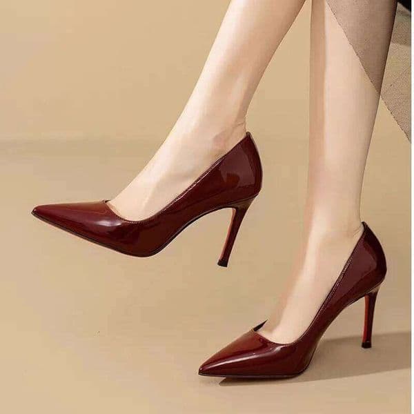 *Spring and Autumn New Pointed Sexy Comfortable Casual Single Shoes for Women Fashionable Hot Selling Elegant Banquet High Heels