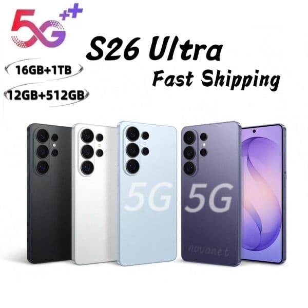 S25/S26 Ultra 12GB + 1TB Full Touchscreen 5G Smart Phone Android Phone Face Recognition GPS