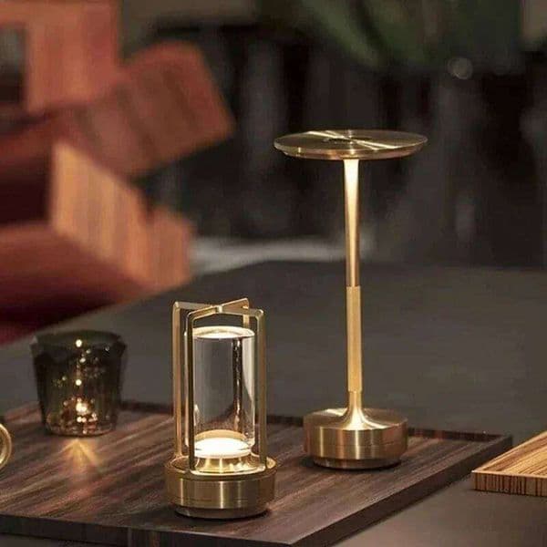 Wireless Table LED Touch Sensor Desktop Night Rechargeable Reading Lamp for Restaurant Hotel Bar Bedroom Decor Light 26W0310