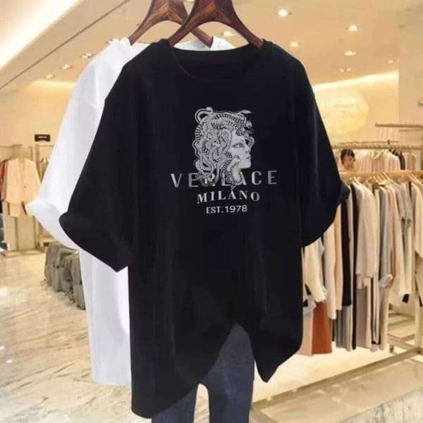 /Summer 2026 Latest Simple Letter Pure Cotton Printing Short-slved T-shirt Comfortable Round Neck Half Slve S260526