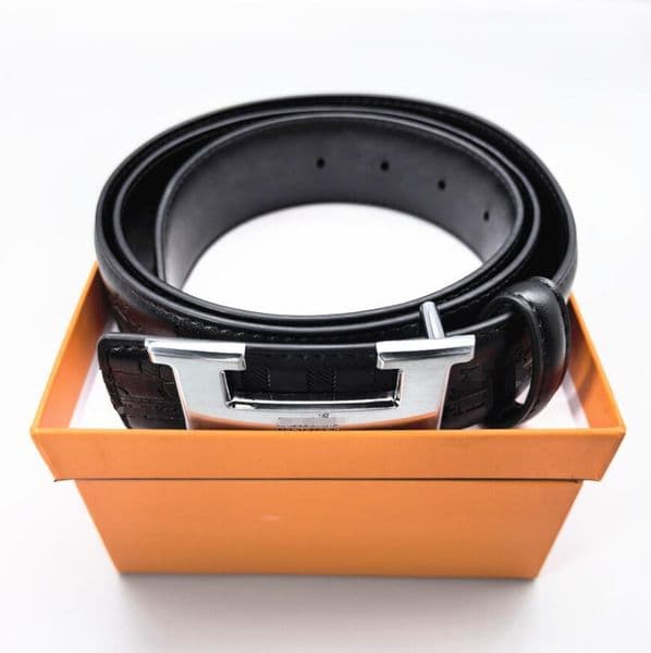 Designer Belt For Men And Women belts Luxury Ceinture Luxe Silver Buckles Striped Double Sided Casual Style Papercut Width 4.0cm high quality