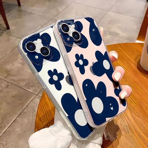 Painted Phone Case For Iphone 16 15 14 13 Pro 12 11 Max Plus 16Pro Floral 16Promax Phone Case 15Pro Transparent Xs Xr 15Promax Cover Soft 14Pro 14Promax 13Promax Shell
