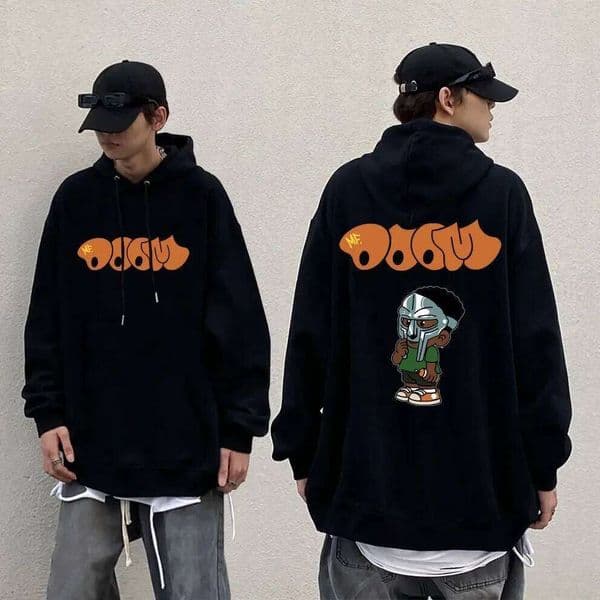 Rapper Singer Mf Doom Madlib Madvillain Graphic Print Hoodie Men Women Fashion Hip Hop Vintage Sweatshirt Male Oversized Hoodies S26