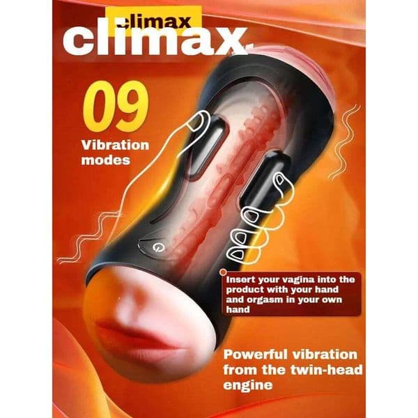 Double-Headed Penetration Automatic Male Masturbation Cup Mouth Vaginal Masturbator App Control Adult Sex Toy For Men Z260312