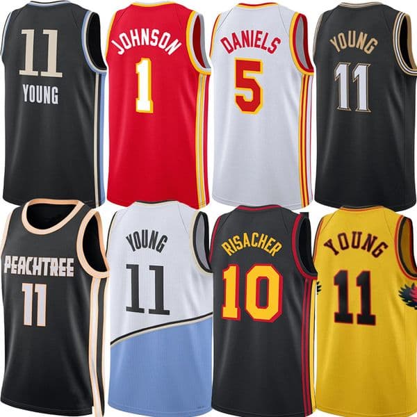 Atlan Hawk Basketball Jerseys Jalen Johnson Jonathan Kuminga Zaccharie Risacher Dyson Daniels Corey Kispert Onyeka Okongwu Asa Newell City Custom Jersey