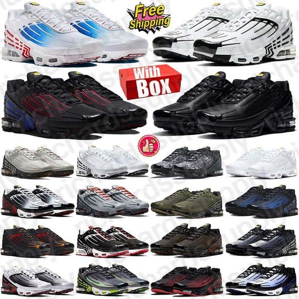 Free Shipping With Box Designer tn tn3 tns sneakers Running Shoes trainers for mens chaussure zapatillas men Sports runners discount