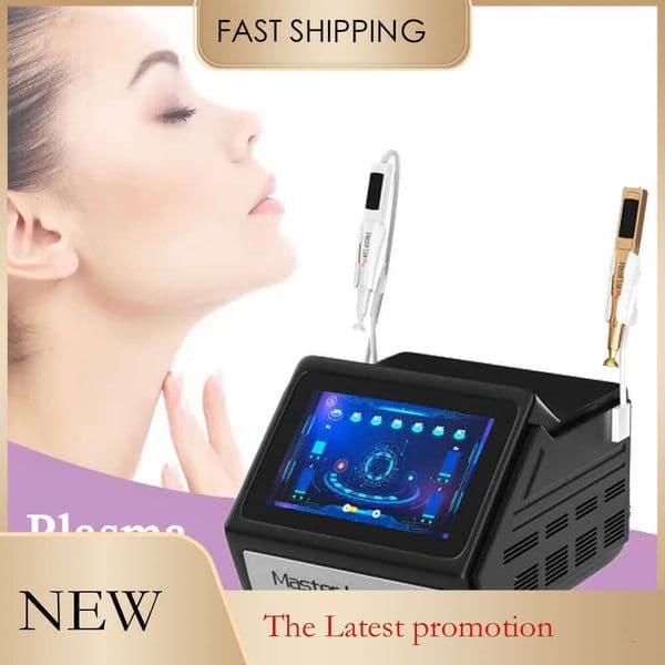New Technology 2 IN 1 Plasma Pen Gold Ozone Jet Cold Plasma Laser Pen Machine For Eyelid Lift Freckle Wrinkle Remover Acne Treatment Beauty device