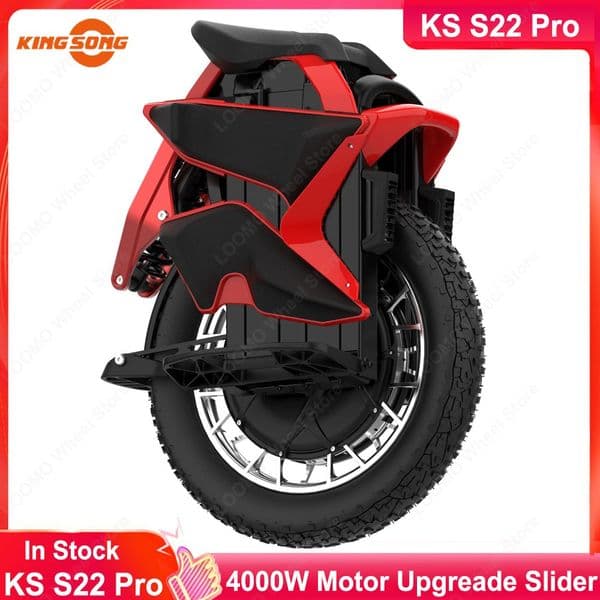2026 King Song S22 Pro Eagle Unicycle 126V 2220Wh Electric Unicycle 3300W Motor 70km/h 20 Inch Off-road Suspension Unicycle