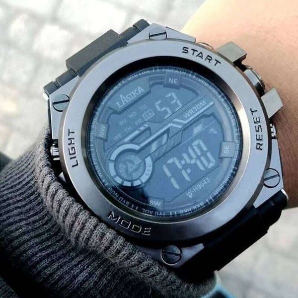 Men's Watch, Multi-Functional Outdoor Sports for and Junior High School Students, Running, Luminous Alarm Clock, Timing Electronic Watch