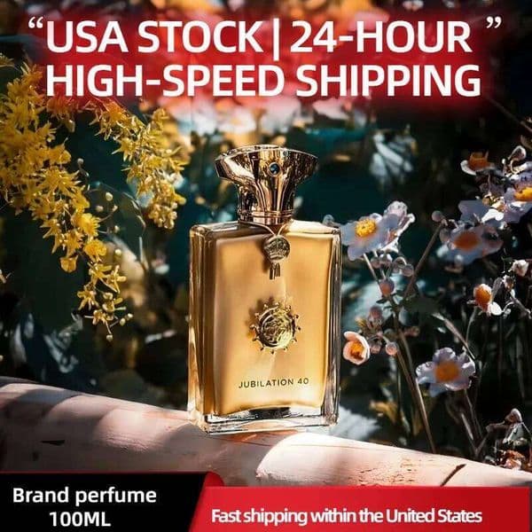 Luxury Gift-Lyric 40 Perfume,Elegant Unisex Rose Oud Scent,Long Lasting Floral Woody Musk for Evening, Party, Gift,Free Shipping Z260311