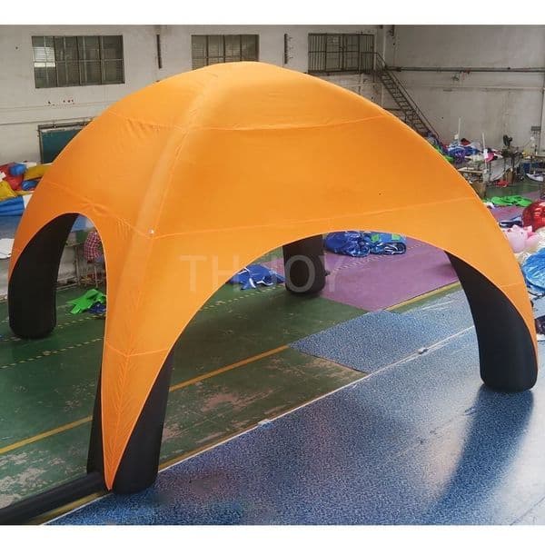Free delivery Outdoor activities 12mLx12mWx5mH (40x40x16.5ft) custom made 4 legs Promotional spider inflatable tent event cross tent for sale