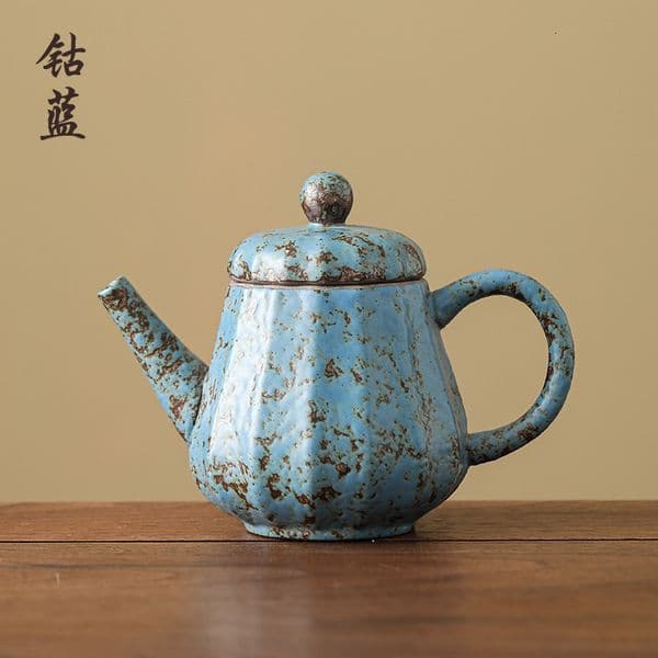 Bestseller Retro-style straight-handled Japanese-style kiln-glazed iron teapot for home use, single teapot, wholesale of kung fu tea sets and teapots ddmySat