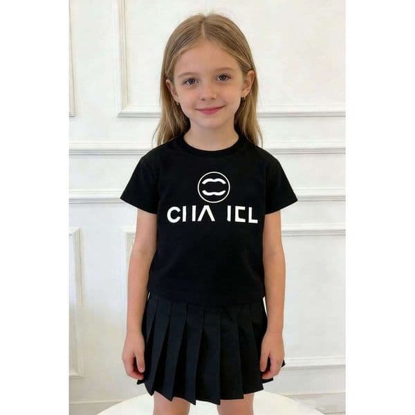Baby Girls Skirt Set Kids Designer Clothes Girls Dress Girl T Shirt Tracksuits Summer 100% Cotton Short Sleeve Shorts Set Leisure Sports Two Piece Street Loose