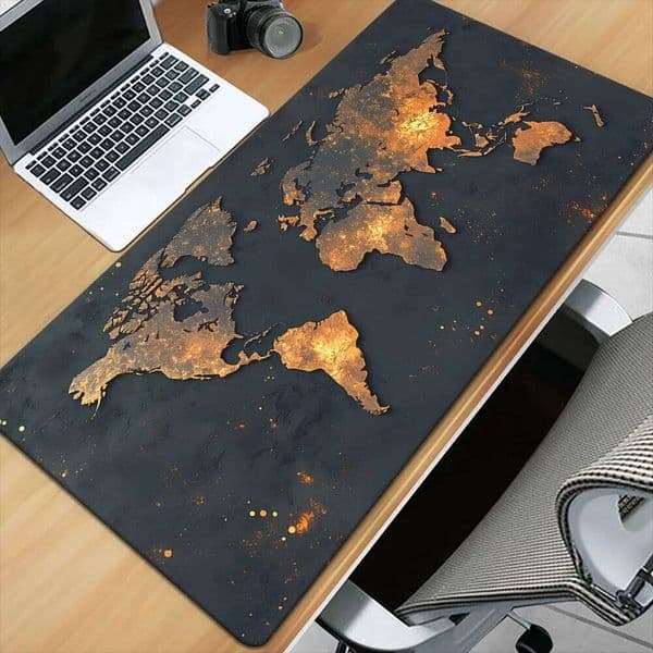 World Map Pad Large Gaming Mouse 900x400 rubber mat Non-slip PC laptop Gamer desk accessories table pad carpet 26L0311