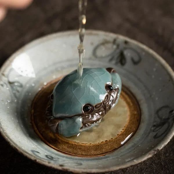 Creative Cracked Glaze Crab Play Small Crab Tea Pet Tea Table Tea Ceremony Accessories Decorations Tea Pet Furniture For Display 260227BJ