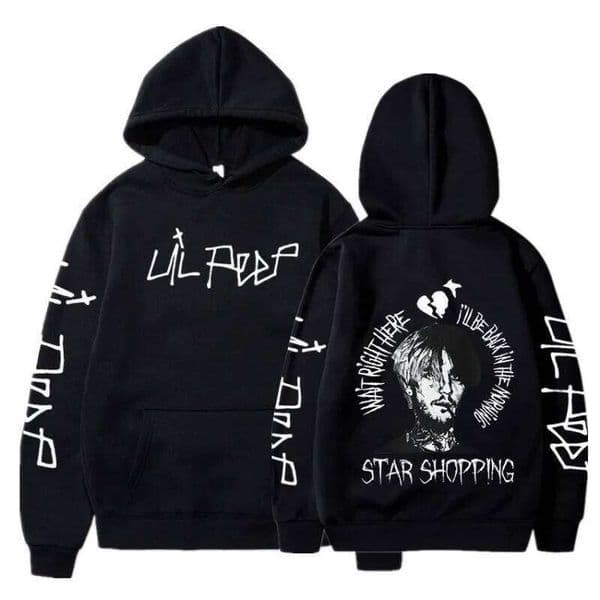 Rapper Lil Peep Cry Men Clothing Hoodies Fashion Letter Printed Graphic Sweatshirts Casual Harajuku Streetwear C260311