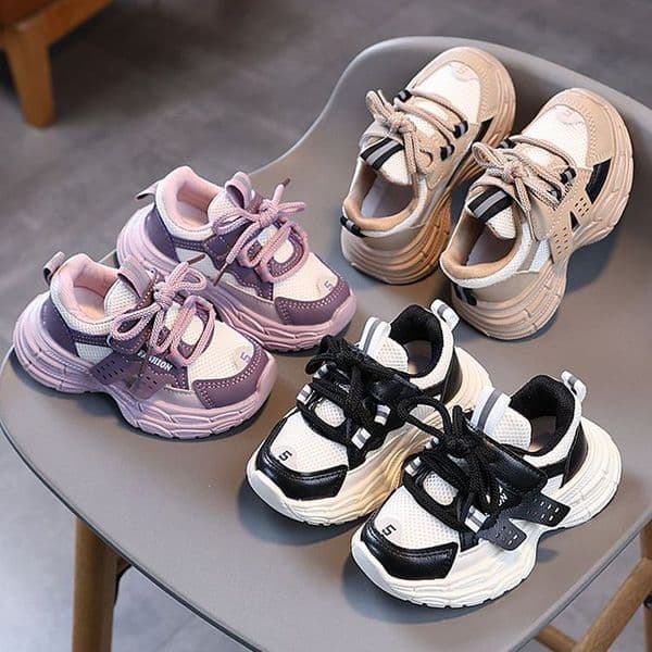 Girls Boys Sneakers 2025 Children Casual Shoes Mesh Platform Toddler Tennis Sneakers Kids Running Shoe for Toddler Sizes US5.5C-US12.5C 000208