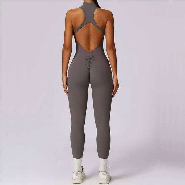 Zipper Jumpsuit Fitness Sports Overalls Gym Clothing Set Wear Pilates Workout Clothes Women Outfit Push Up Activewear 26H0311 Z260508