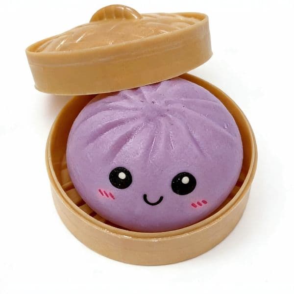 Colorful Dumpling Squishes Stress Balls Reusable Low Rebound Decompression Toys Dough Ball Unique Home Decoration Gifts