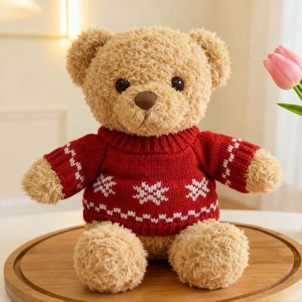 Teddy Bear Plush Doll Hoodie Bear Toy Kids Comfort Gift