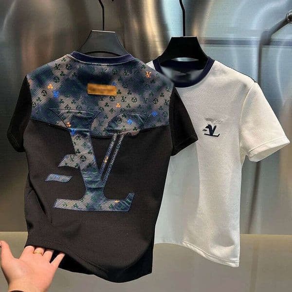 lvs shirt Summer Mens Womens Louise shirt Designers Brands Men's Casual Clothing Shorts Sleeve Clothes T-Shirt 100% Cotton Top T Shirts Luxury fashion classic fa0